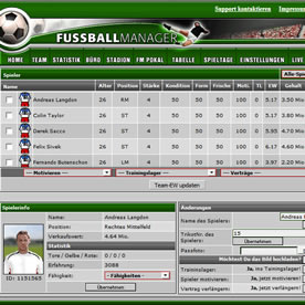 Fussballmanager.de Screenshot 3