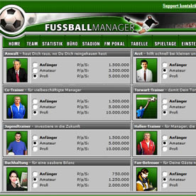 Fussballmanager.de Screenshot 4